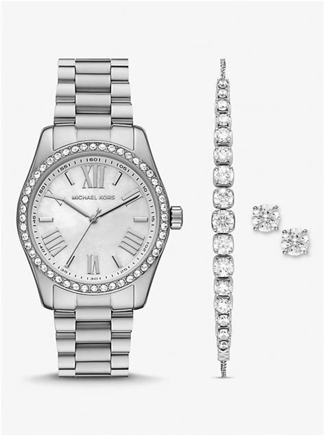 michael kors lexington zilver|Lexington Pavé Silver.